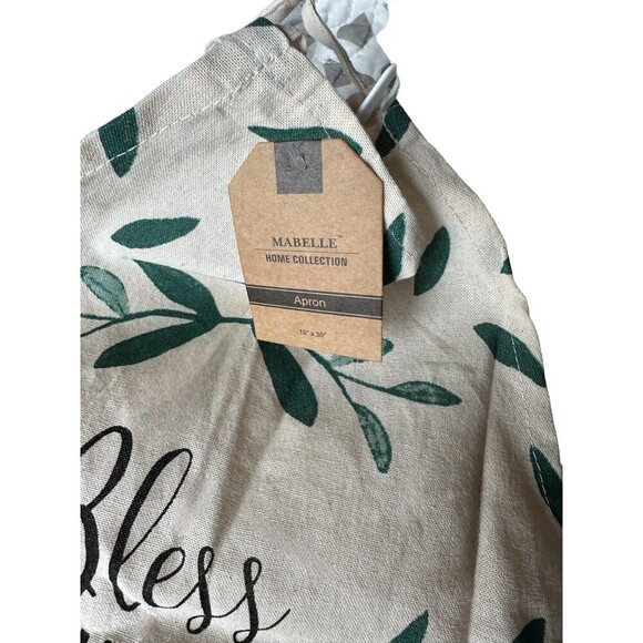 Mabelle Home Collection Apron Bless Our Nest Design - Picture 3 of 3